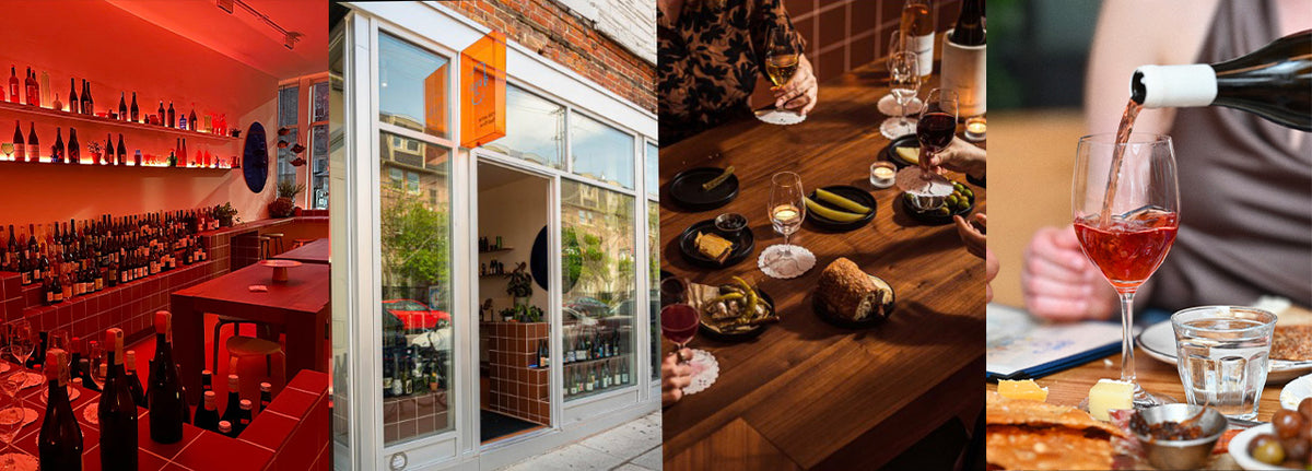 Club Paris wine bar, Ossington storefront, food and wine
