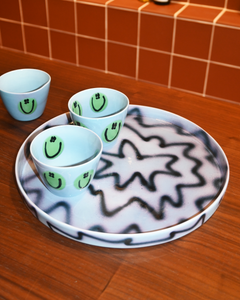 Frizbee Ceramics Blue Ice Tray